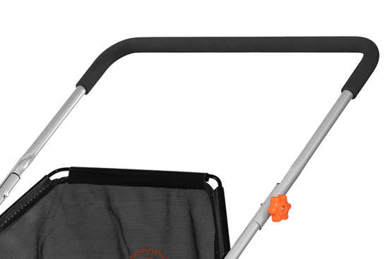 Обеспечивает удобный захват, облегчает управление устройством и снижает нагрузку на руки оператора.